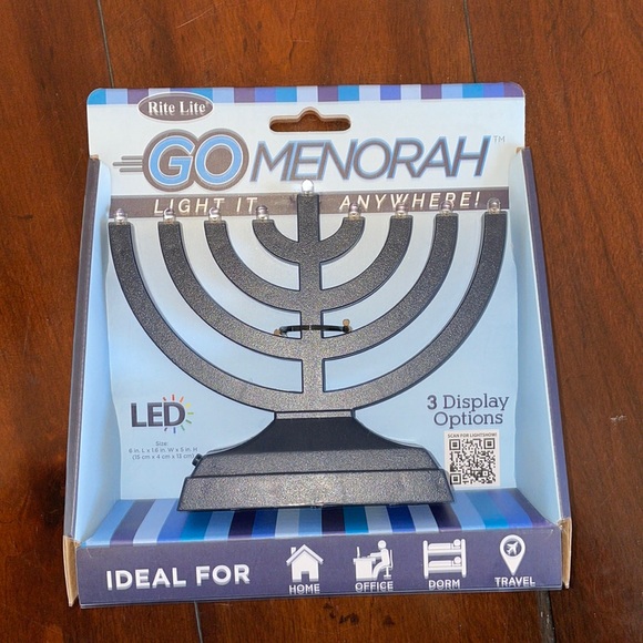 Rite Lite Go Menorah LED 3 Display options new - Picture 1 of 5